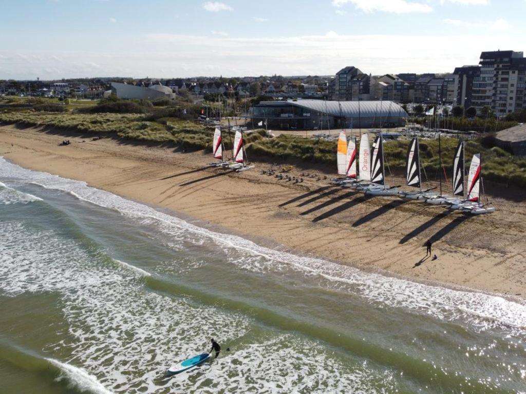 "O'Dbark" - Duplex 2 Etoiles - A 100M De La Plage Avec Jardin Courseulles-sur-Mer Exterior foto